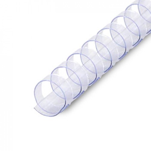 Argolas PVC Encadernar 20mm Transparente 175 Folhas 100un