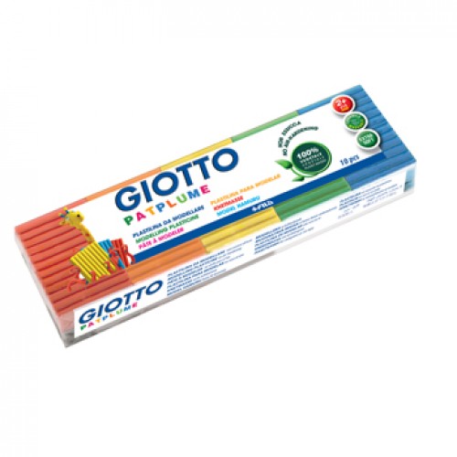Plasticina 10 Cores Patplume Giotto 10x50g