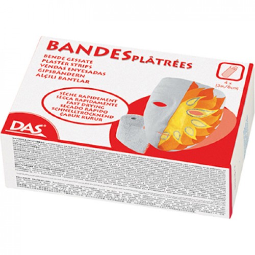 Gesso em Bandas DAS 8cmx3mts 4un
