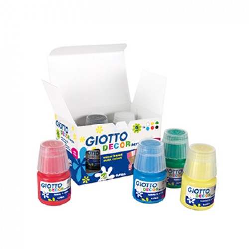 Guache Decor Acrílico 25mlx06 Giotto 6 Cores