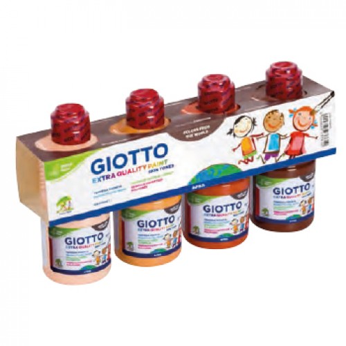 Guache Líquido 250mlx04 Giotto EQ Skin Tones 4 Cores