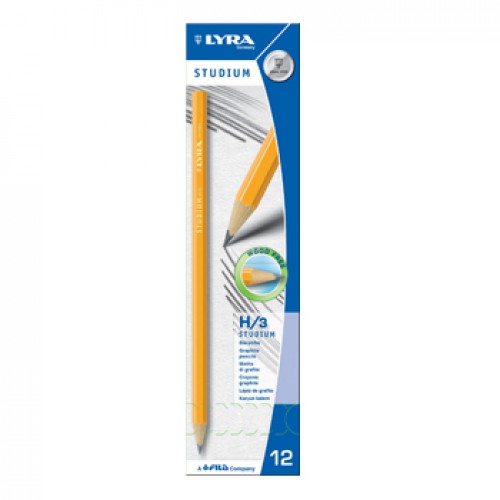 Lápis Carvão Nº3-H Lyra Studium Cx 12un