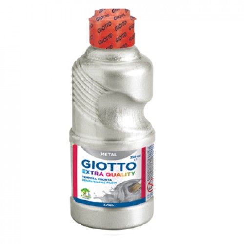 Guache Líquido 250ml Giotto Extra Quality Prata Metal