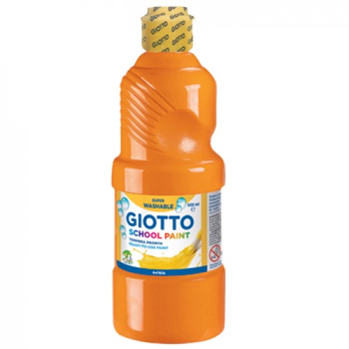 Guache Líquido 500ml Giotto Escolar Laranja