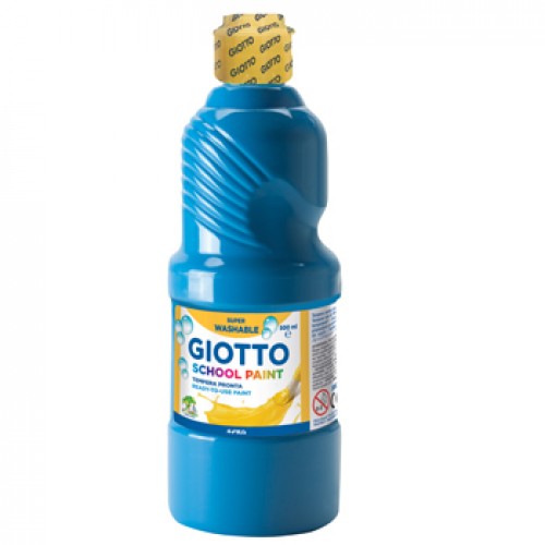 Guache Líquido 500ml Giotto Escolar Azul Ciano
