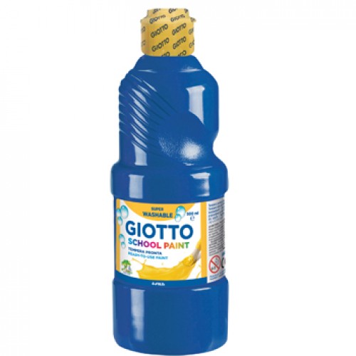 Guache Líquido 500ml Giotto Escolar Azul Escuro