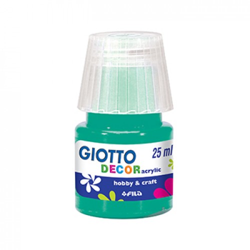 Guache Decor Acrílico 25ml Giotto Verde Esmeralda