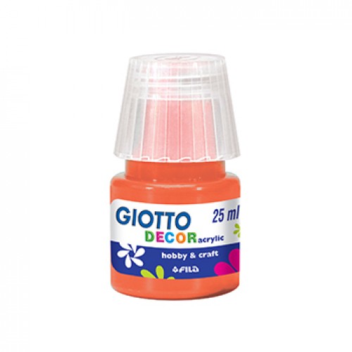 Guache Decor Acrílico 25ml Giotto Laranja