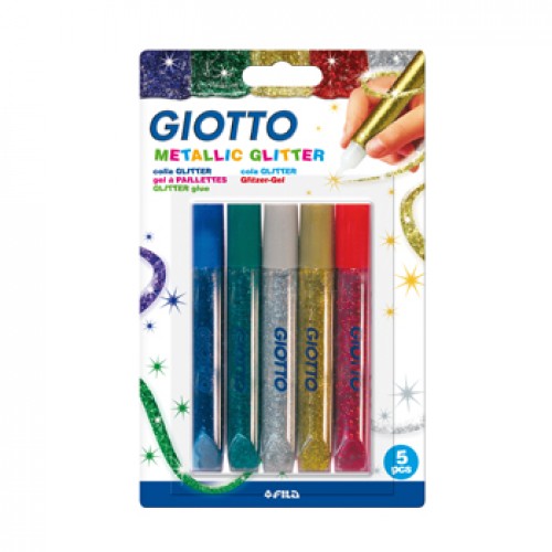 Cola Glitter Glue Metallic 5x10,5ml