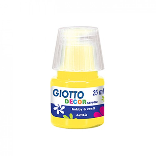 Guache Decor Acrílico 25ml Giotto Amarelo
