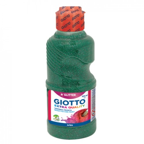 Guache Líquido 250ml Giotto Extra Quality Verde Glitter