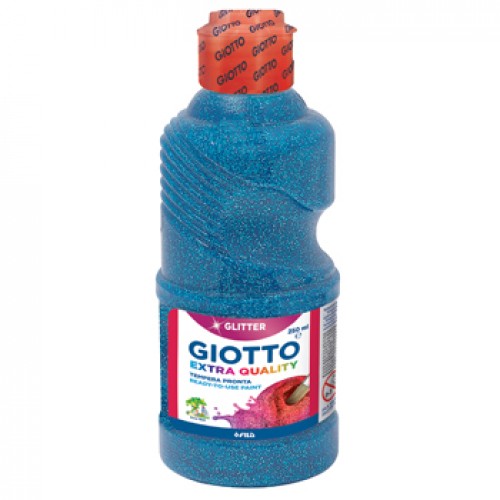 Guache Líquido 250ml Giotto Extra Quality Azul Glitter
