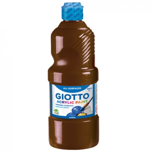 Guache Líquido Acrílico 500ml Giotto Castanho