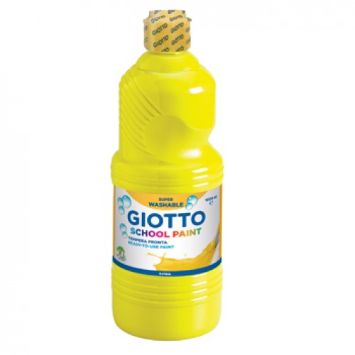 Guache Líquido 1L Giotto Escolar Amarelo
