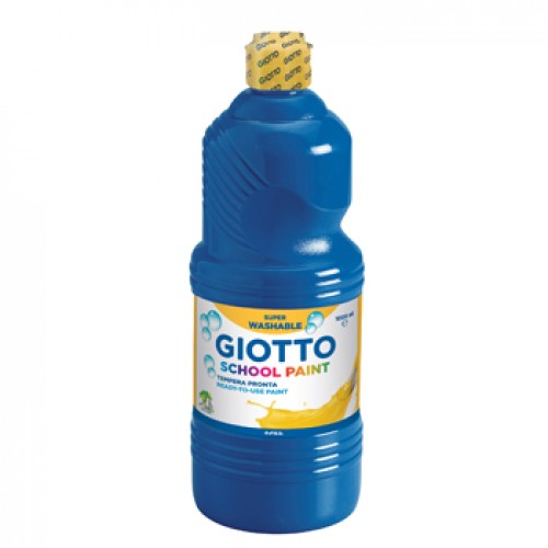 Guache Líquido 1L Giotto Escolar Azul Escuro