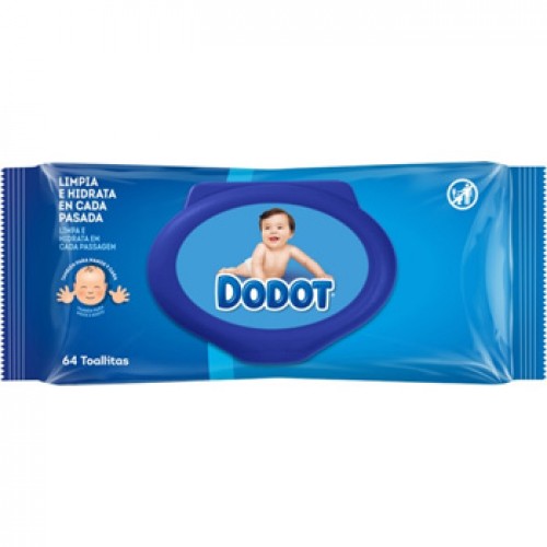 Toalhitas Dodot Dermo Active Pop Up 64un