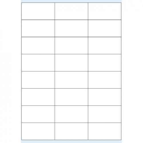 Etiquetas 070x036mm 100Fls A4 Transparente Markin 2400un