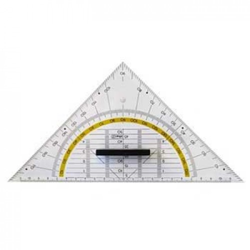 Esquadro Geométrico 25cm Tipo Aristo