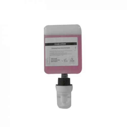 Sabonete Espuma Mãos BulkySoft Rosa Recarga 1L 6un