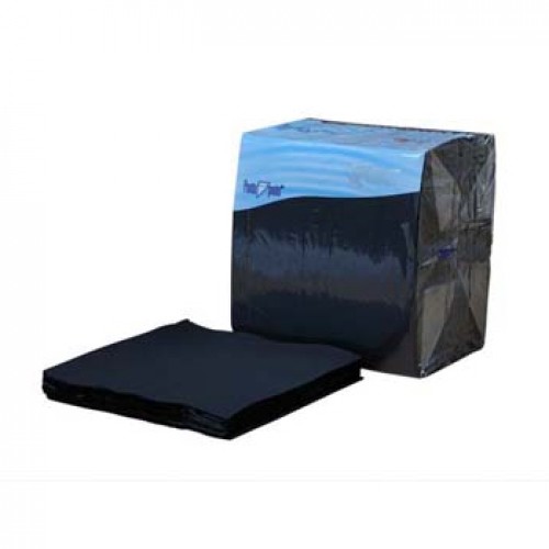 Guardanapos 40x40 2fls P&P Preto 100un
