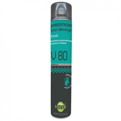 Ambientador Spray Grande Descarga Fresh V80 750ml