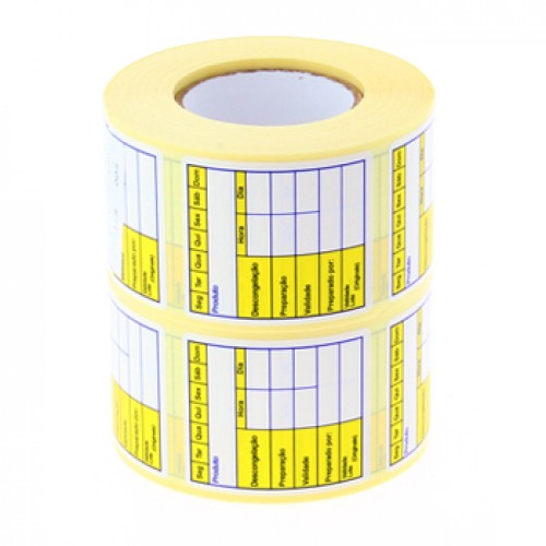 Etiquetas Pré-impressas Congelação 40x45mm 2x500=1000un