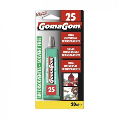 Cola Universal 020ml s/Solventes Transparente Blister 1un
