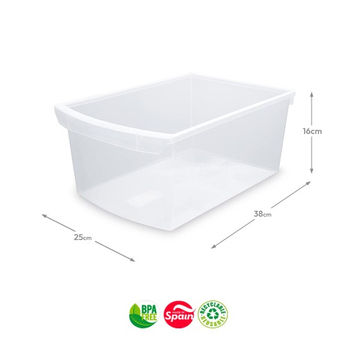 Gaveta Multiusos Frigorífico Danubio 12L Transparente