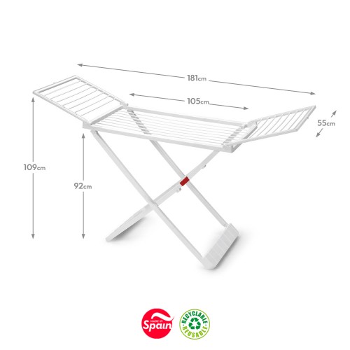 Estendal Resina 55x181x109cm Branco