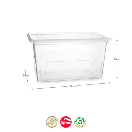 Caixa Plástico Easy 36x52x28cm 34L