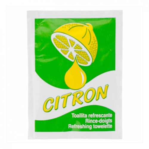 Toalhitas Refrescantes Limão 6x8cm Cx 500un