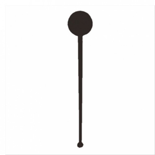 Mexedor Bebidas 175mm Plástico Preto (Avulso) 100un