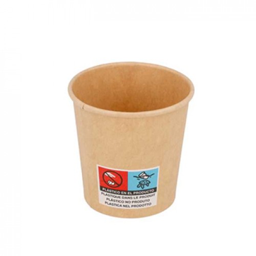 Copos 120ml Cartão Kraft Bebidas Quentes 50un