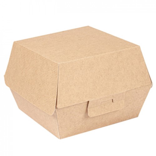 Caixa Hamburguer THEPACK 14,4x13,6x9,2cm Natural 50u