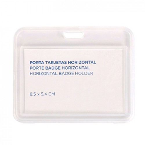 Porta Nomes Horizontal 85x54mm Transparente 1un