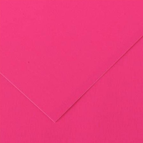 Cartolina 50x65cm Magenta Fluorescente 250g 25 Folhas Canson
