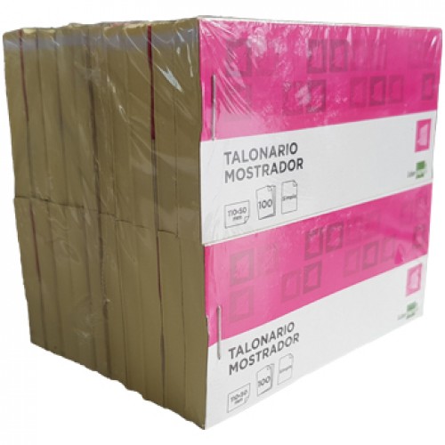 Blocos Impressos - Talões Numerados Amarelo Pack 20un