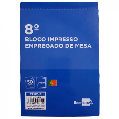 Bloco Empregado de Mesa Duplicado