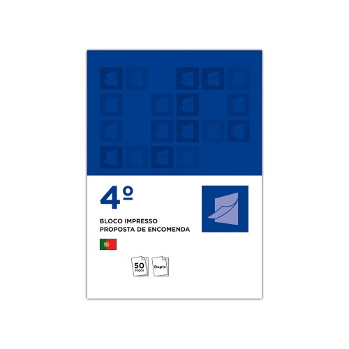 Blocos Impressos - Proposta Encomenda 155x215mm c/Duplicado