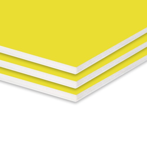 Placa K-Line Amarelo 5mm 50x70cm Pack 40un