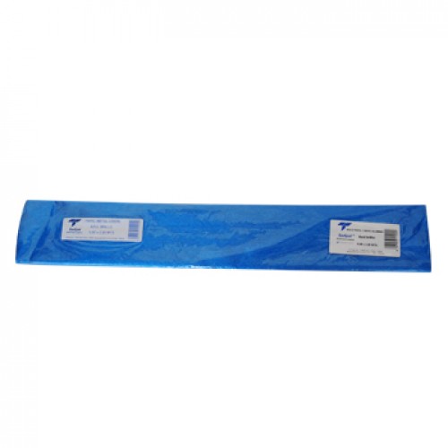 Papel Crepe Azul Metalizado 50x250cm Rolo