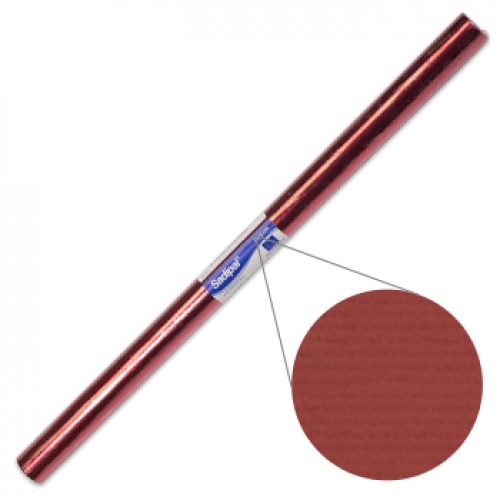 Papel Celofane Vermelho 50x65cm Rolo 25Fls