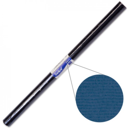 Papel Celofane Azul 50x65cm Rolo 25Fls