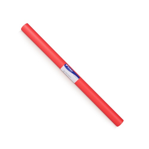 Forra Livros Autocolante 050cmx2m Vermelho Matte Rolo 1un