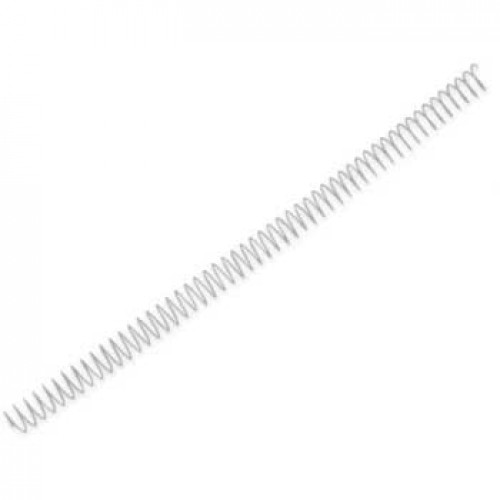 Argolas Espiral Metálicas Passo 5:1 16mm Prata 100un