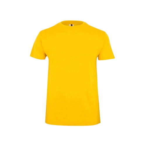 T-Shirt Adulto Algodão 155g Amarelo Tamanho L
