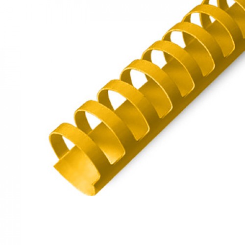 Argolas PVC Encadernar 25mm Amarelo 240 Folhas 50un