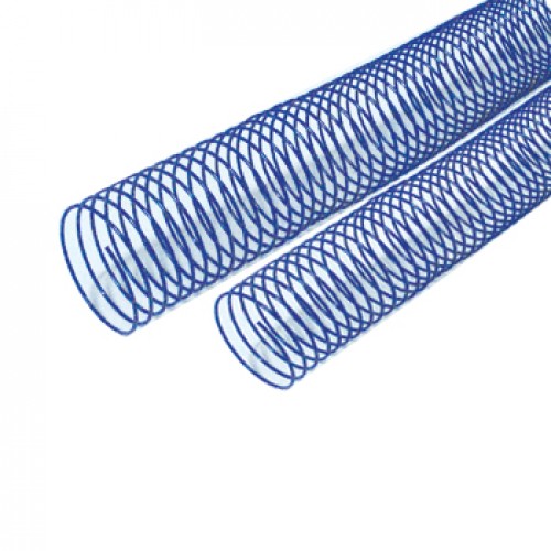 Argolas Espiral Metálicas Passo 5:1 42mm Azul 25un