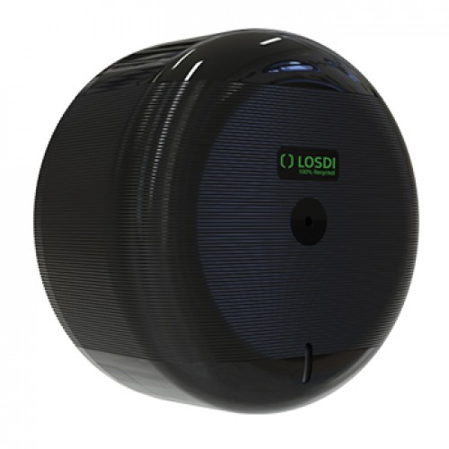 Dispensador Papel Higiénico Ext Central 110mm Preto
