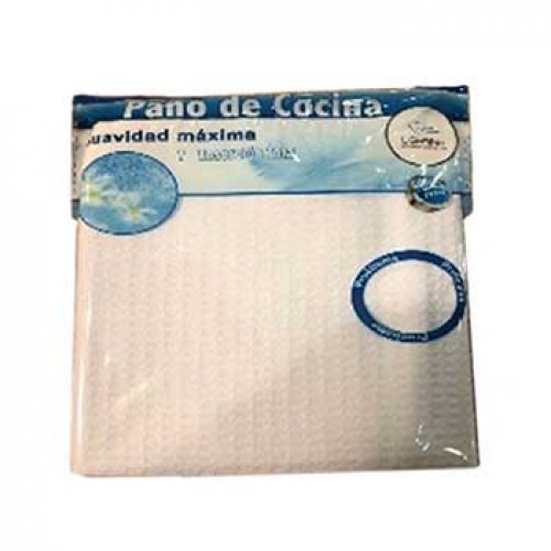 Pano Microfibras 50x50cm Cozinha Branco 1un